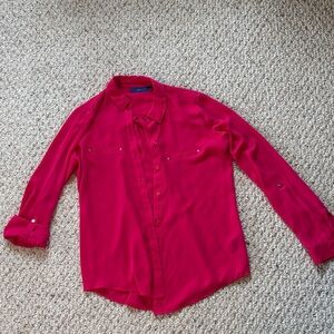Apt. 9 Bold Pink Blouse